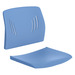 3085 LIGHT BLUE BARSTOOL SEAT & BACK (NO FRAME, SEAT ONLY)