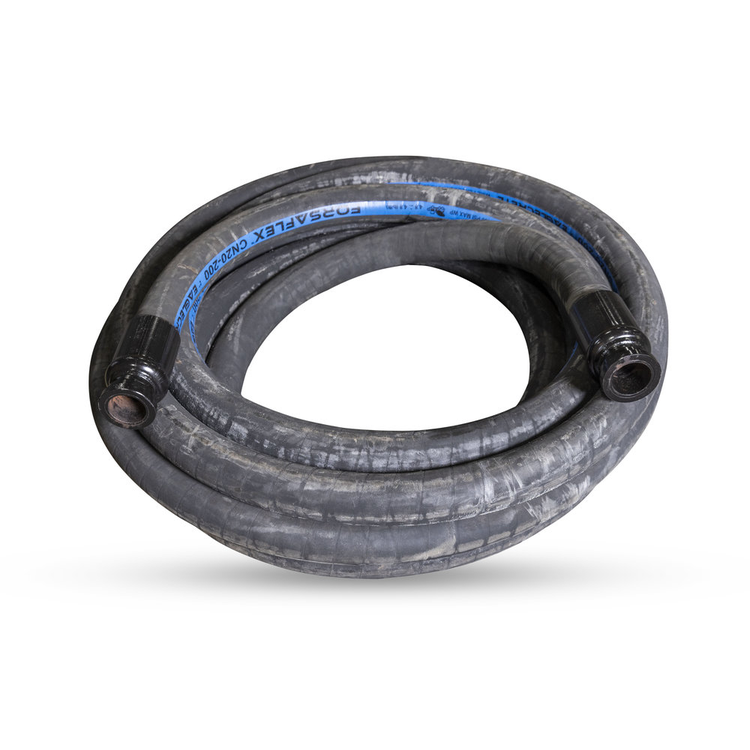 2" X 50' Wire Reinforced Shotcrete Hose w/Heavy Duty