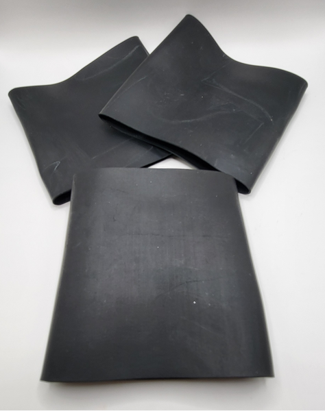3.5” X 3.5” X .04” TUBE PROTECTOR EPDM BLACK