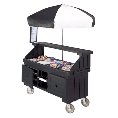 Cambro CVC724110 Camcruiser Vending Cart 74-1/4" X 31-3/4" X 94"