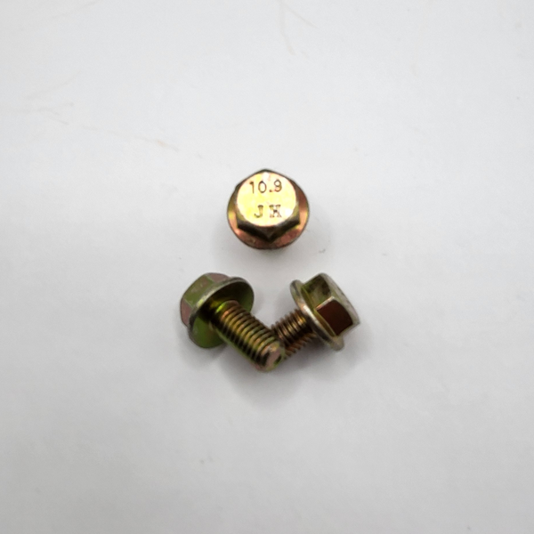M8 - 1.25 X 20MM DIN 6921 HEX FLANGE SCREW 10.9 ZINC YELLOW