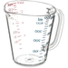 Carlisle 4314207 Clear Plastic Measuring Pint