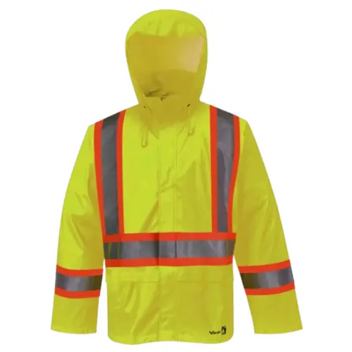 VIKING 6055FRJG - Viking Handyman® FR PU Rain Jacket - Green
