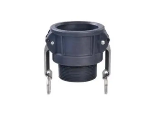 Cam and Groove Coupler, 2 in Type B x 2 in MNPT, Polypropylene