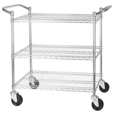 Winco VCCD-2448B 3-Tier Utility Cart