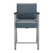 CHK32601 VITALITY MEDICAL STOOL - Slate Blue, Silver Frame