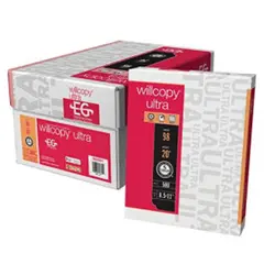 8.5 X 14 20 LB 98 BRIGHT WILLCOPY ULTRA COPY PAPER, 982014, 500/RM 10 RM/CA