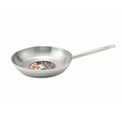 Winco 11" Stainless Steel Fry Pan