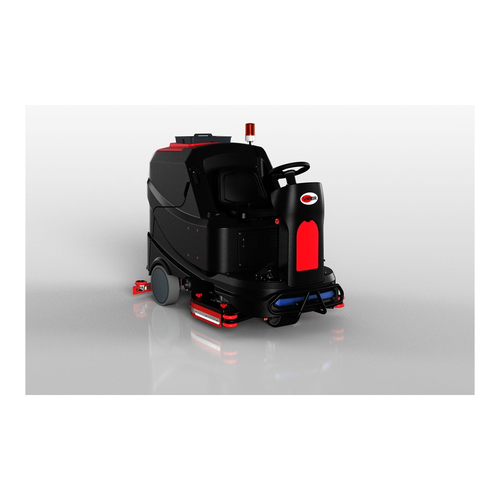 New Viper AS1050R: 39", 53-gal, ride on scrubber, pad drivers, brushes, 44.5" squeegee assembly, shelf charger, no batteries
