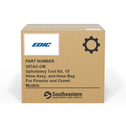 Edic - 357AC-CM - Upholstery Tool Kit, 15’ Hose Assy. and Hose Bag For Fivestar and Comet Models