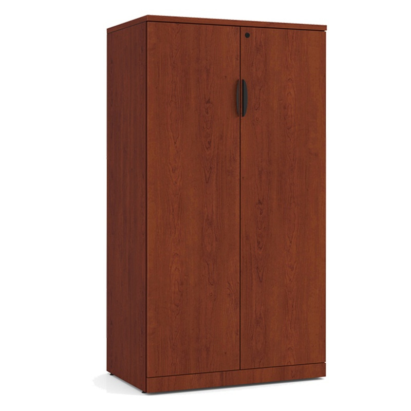 PL151 TWO DOOR 65"H STORAGE CABINET- Cherry