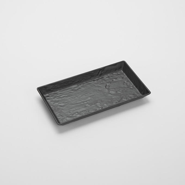 Black Faux Slate Melamine Platters