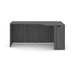 PL181R 66" PORKCHOP CREDENZA-RIGHT- COASTAL GRAY