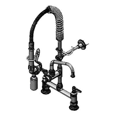 T&S Brass MPY-8DLN-06 Mini Pre-Rinse Unit Low Flow Spray Valve