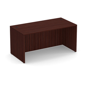 PL103 60"W x 30"D DESK SHELL - Mahogany