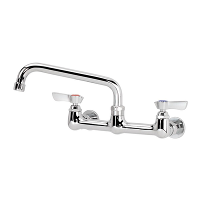 Krowne 12-808L Heavy Duty Silver Series 8" Wall Mount Faucet