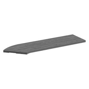 PBTC42R 42" CORNER TRANSACTION TOP RIGHT - Newport Gray