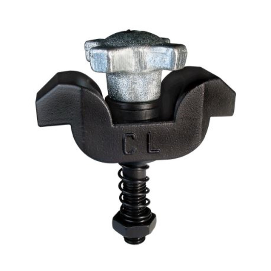 Carr Lane CLM-842-GCSA-4 Double-End Gooseneck Clamp Strap Assembly with Hand Knob and Spherical Washer - Metric