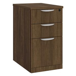 PL248 MOBILE PEDESTAL BOX/BOX/FILE - Modern Walnut