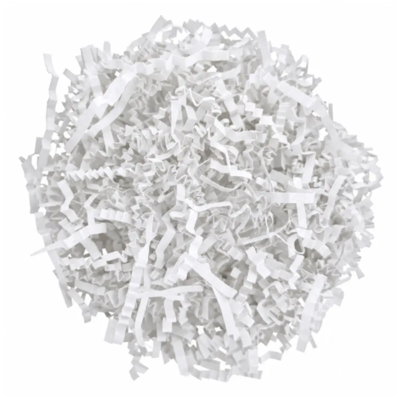 Crinkle Paper Shreds - White