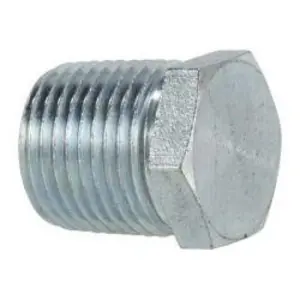 Hex Head Plug, 3/4 in MPT, Steel