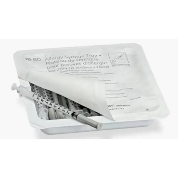 Syringe/NDL 1cc 27g 1/2 BD305540, 25/BX, 40BX/CASE