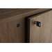 PL44LDLOCK - PAIR LAMINATE HUTCH DOORS W/LOCK - Espresso