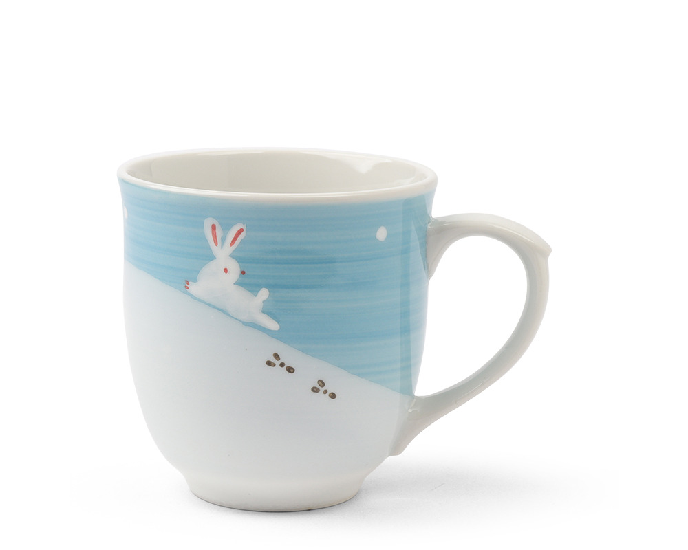 Mug Rabbit on Snow