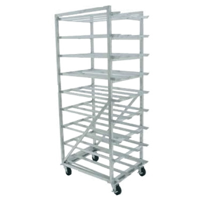 Advance Tabco CR10-162M-X Can Rack Mobile Design with Casters
