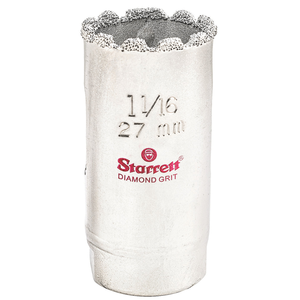 STARRETT KD0116-N 1-1/16'' (27mm) Diamond Grit Hole Saw