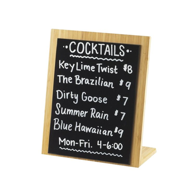 Cal-Mil 1103-811-60 10-1/4"W x 4-1/2"D x 11-3/4"H O.A. Write-On Sign Holder