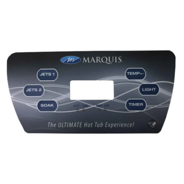 Marquis Spas Vector 21 6-Button Topside Overlay 650-0758