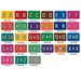 Colwell® Jewel-Tone Compatible Alpha 91420 Label Rolls