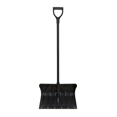 Snow Shovel - 19-3/4" x 13-1/8" - Poly Blade - Steel Wear Strip