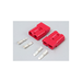 Connector, 50A Red W #6 Cont (Set Of 2)