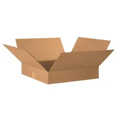 20 X 20 X 4 FLAT CORRUGATED BOXES 10/BD  20204