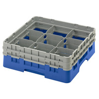 Cambro 9S434168 Camrack Glass Rack with 2 Extenders