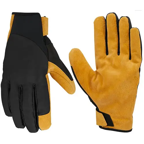 Carhartt A912 - Insulated Leather High Dexterity Secure Cuff Glove Black Barley