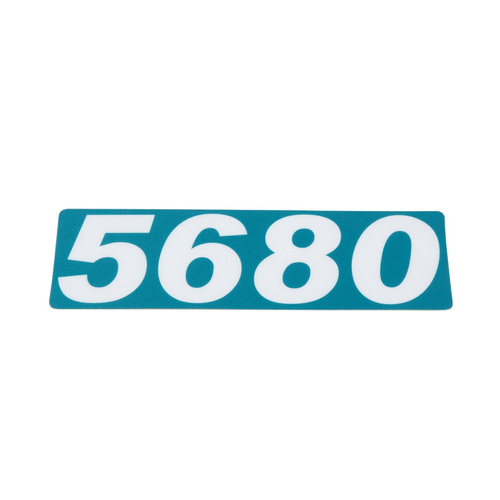 Tennant/Nobles - 4032720 - Label, Model [5680] (Replaces Tennant 1064816)