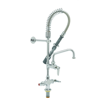 T&S Brass MPY-2DLV-08-CR Mini Pre-Rinse Unit Single Hole Deck Mount