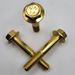 M10 - 1.5 X 60MM DIN 6921 HEX FLANGE SCREW 8.8 ZINC YELLOW