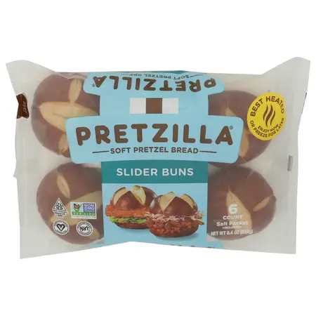 BUNS BURGER PRETZEL MINI | 6/20 BUNS
