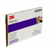 3M™ Wetordry™ Abrasive Sheet 2000 Grit  5 1/2 x 9 in 50 sheets per sleeve