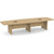 12' Classic Boat Shape Conference Table with Panel Base - Aspen