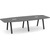 10' Boat Shape, Signature Conference Table: Newport Gray Top, Black Metal VA Leg
