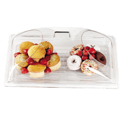 Cambro DD1220BECW135 Camwear Display Dome Cover with 2 Ends Cut