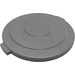 Carlisle 84105623 Trash Bin Lid, 27" Dia, Snap Locks, Gray, NSF