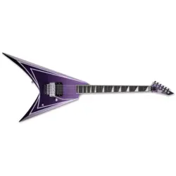 ESP ALEXI HEXED Purple Fade w/ Pinstripes