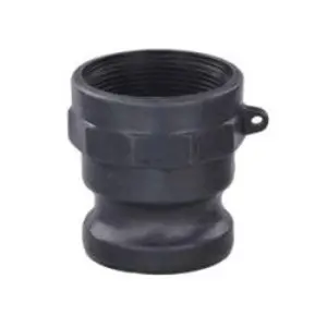 Cam and Groove Adapter, 1/2 in Type A x 1/2 in FNPT, Polypropylene