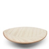 Hazara Leaf Plate White 11.75"
